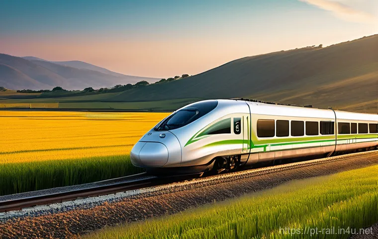 철도기사와 AI 기술의 융합 사례 - **Prompt:** Inside a brightly lit, modern train carriage, diverse passengers (all fully clothed in s...